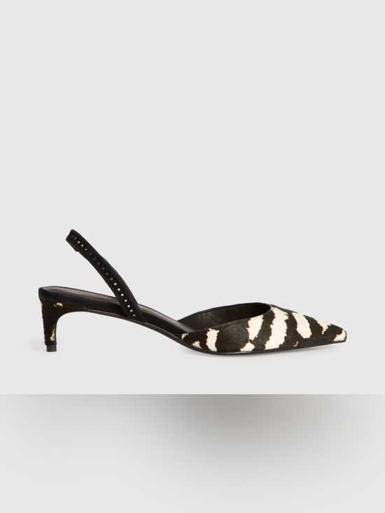 All Saints Shoes - All Saints Mia Leather Slingback Shoes